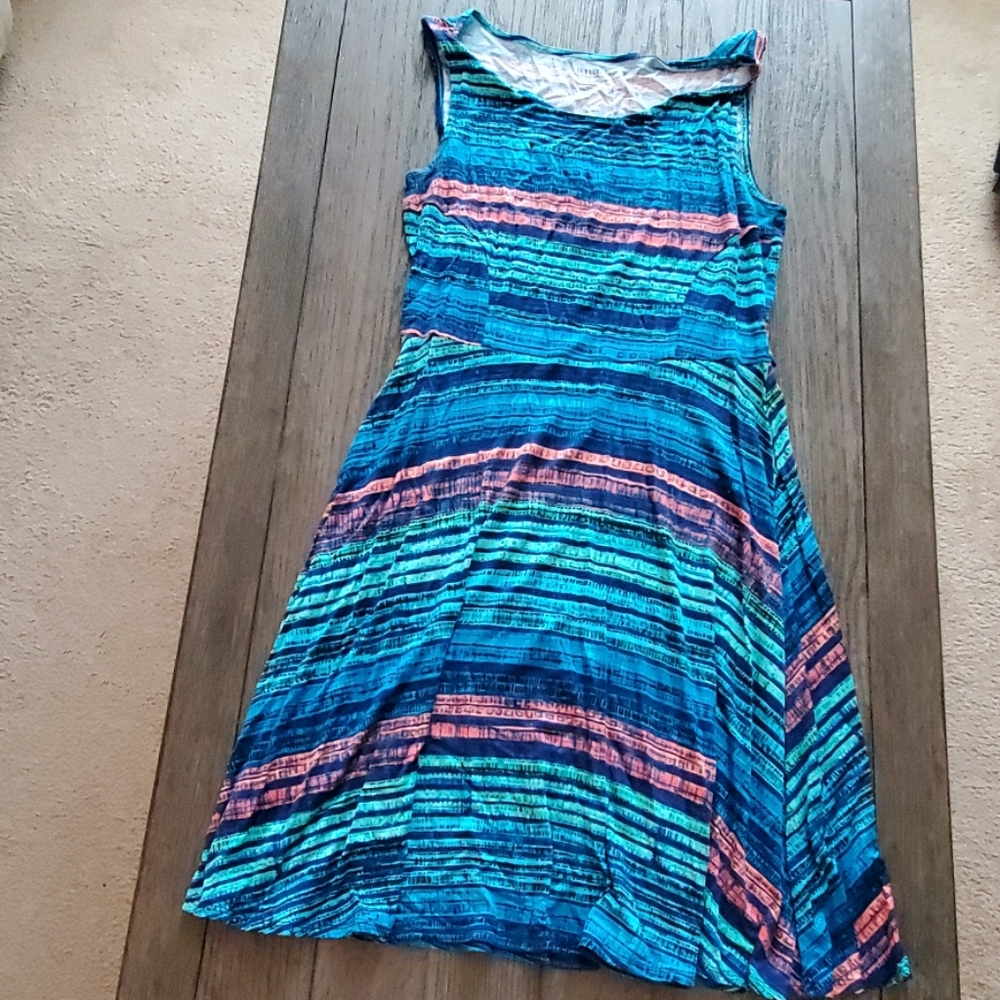 Vibrant color tank dress